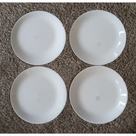 Corelle Woodland Brown Set of 4 Lunch Luncheon Plates 8 1/2" Diameter - Picture 3 of 4